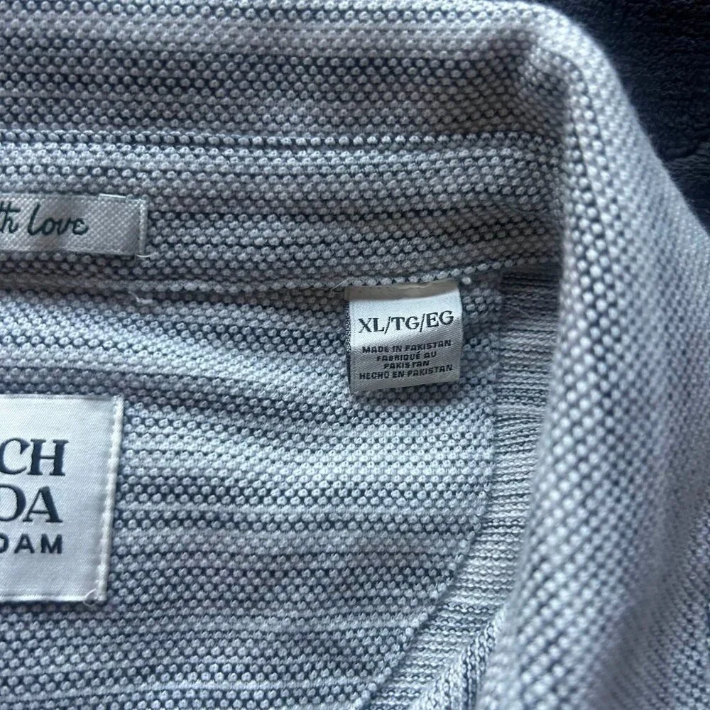 Scotch & Soda Long Sleeve Button Shirt XL Gray - Picture 5 of 10